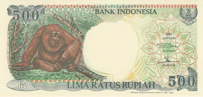 Indonesien 500 Rupiah 1993 p128b